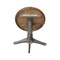 International Concepts Round 36 in Rd top ped table, 12 in leaf, 36.1 inh, counter Ht, Hickory/Washed Coal, 36 W, 48 L, Wood K45-36RXT-27B-6B - alternate 6